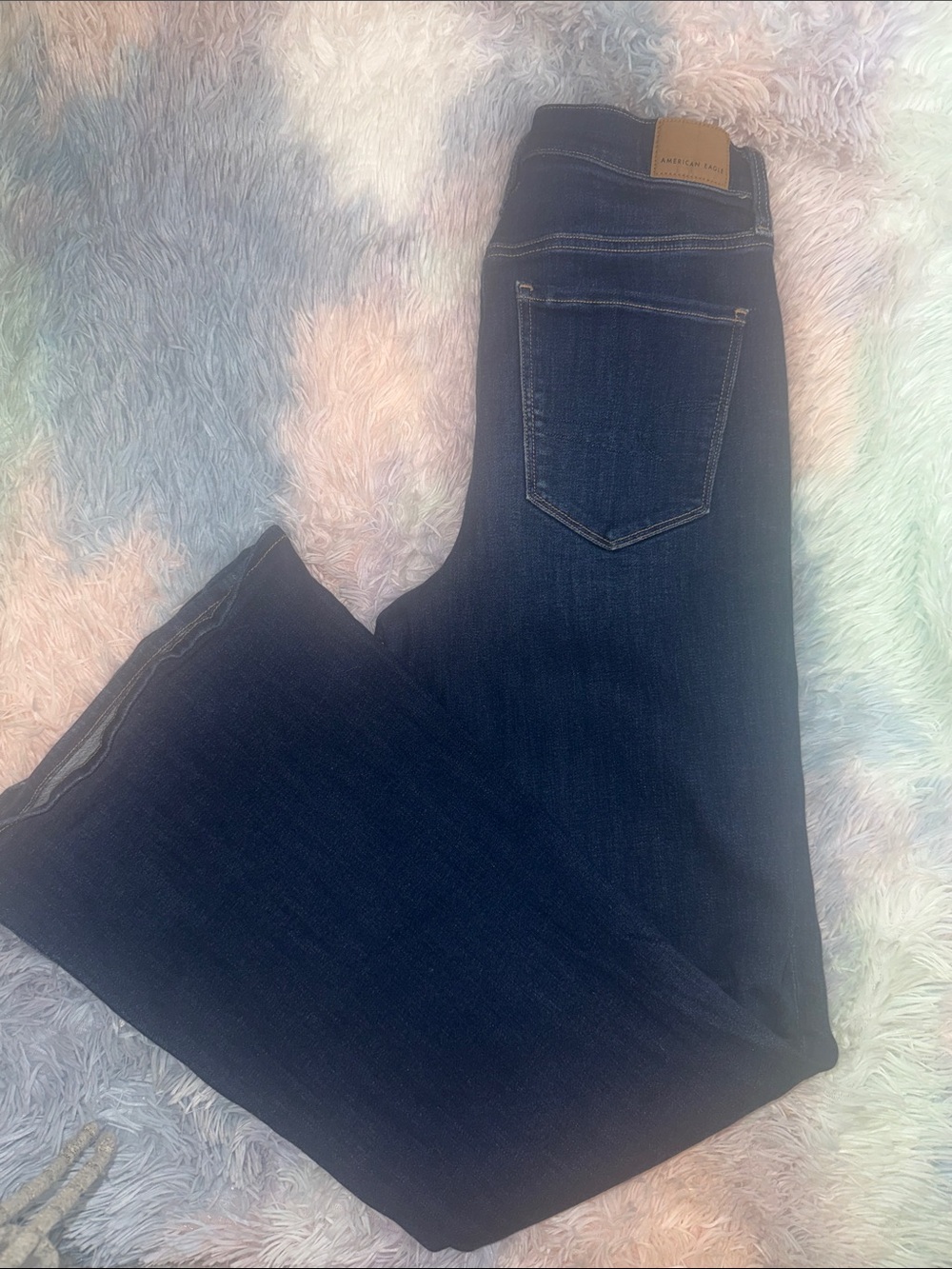 American Eagle Outfitters Dark Blue Flare Jeans